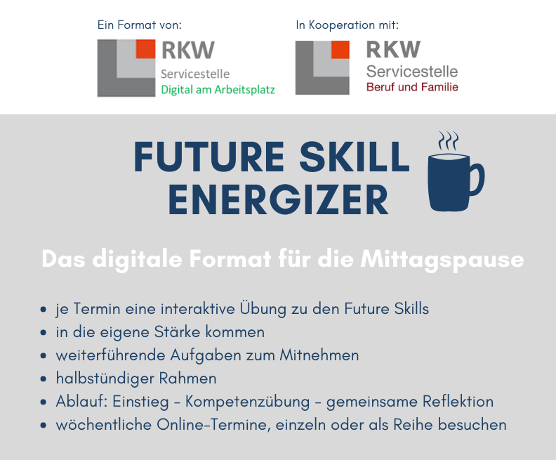 Future Skill Energizer - Das digitale Format für die Mittagspause